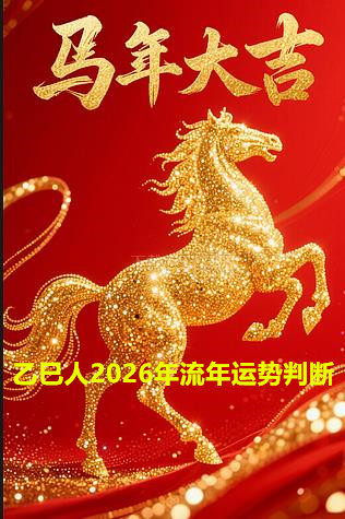 用一个平凡人的实例八字论断2026马年的流年运势